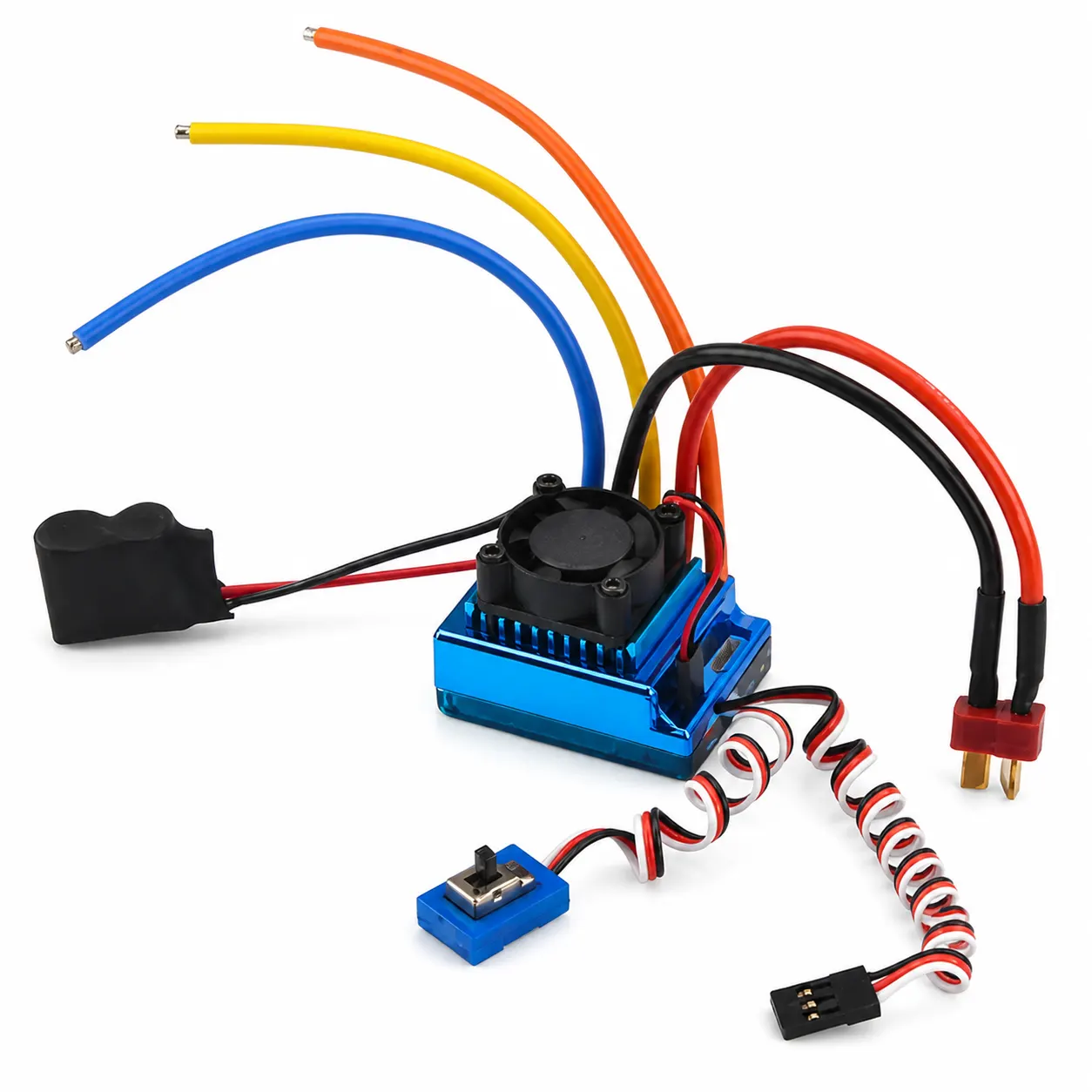 RC Car Electronic Speed Controller in use