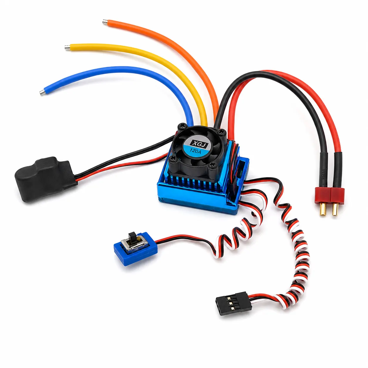 RC Car Electronic Speed Controller and included accessories